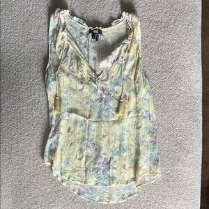Paige Yellow Floral Women's Top